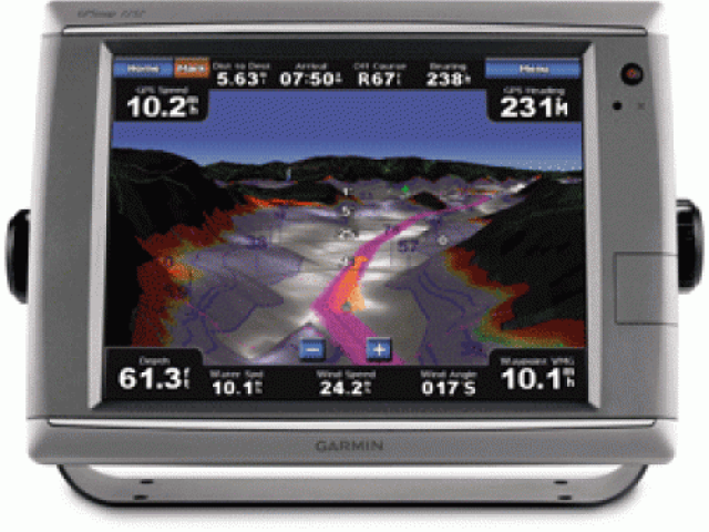 GARMIN GPSMAP 7212 TOUCH-SCREEN NETWORK CHARTPLOTTER W/ COASTAL MAPS - 1