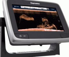 RAYMARINE A78 7 TOUCH MFD W/CHIRP DOWNVISION CLEARPULSE SNR NO CHARTS - 1