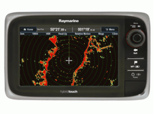 RAYMARINE E7D 7 MF W/ SONAR, INTERNAL GPS – ROW CHARTS NO TRANSDUCER - 1