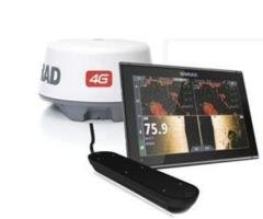 Simrad GO12 XSE with Active Imaging Transducer and 4G Radar - 1