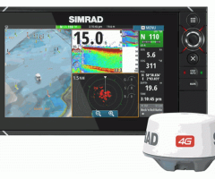 SIMRAD NSS12 EVO2 COMBO MULTIFUNCTION DISPLAY W/ INSIGHT USA & 4G RADAR